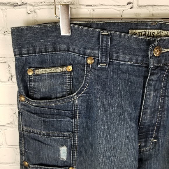 CITRUS | distressed straight leg jeans - Picture 4 of 12